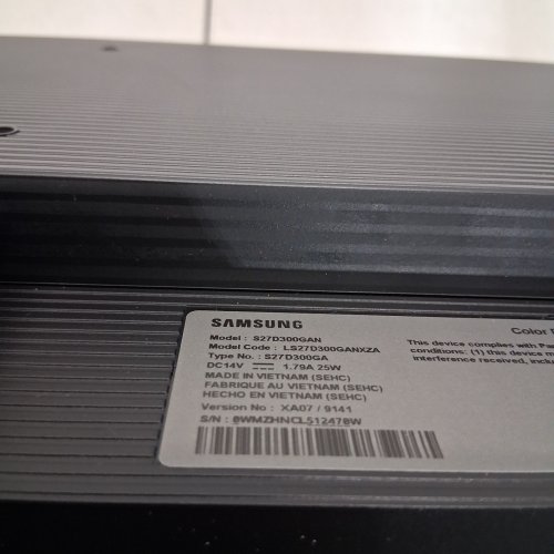 SAMSUNG S3 27" FULL HD MONITOR WITH EYE SAVER - 100HZ - BLACK - (MODEL: S27D300GAN) image 11