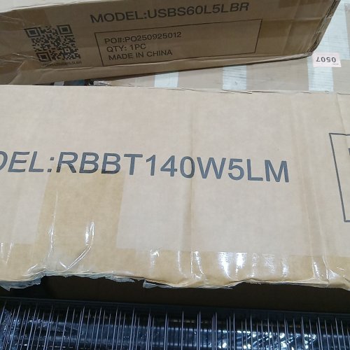 REIBII HEAVY DUTY METAL WIRE SHELVING - 3200LBS CAPACITY - 71" - BLACK (MODEL: RBBT140W5LM) image 2