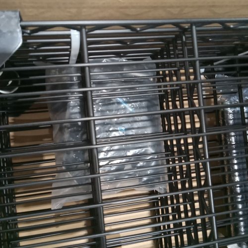 REIBII HEAVY DUTY METAL WIRE SHELVING - 3200LBS CAPACITY - 71" - BLACK (MODEL: RBBT140W5LM) image 4