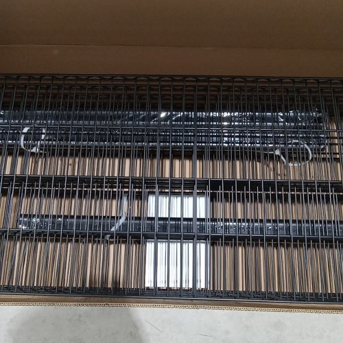 REIBII HEAVY DUTY METAL WIRE SHELVING - 3200LBS CAPACITY - 71" - BLACK (MODEL: RBBT140W5LM) image 5