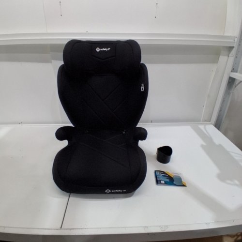 SAFETY 1ST GROWMATE 2-IN-1 BELT-POSITIONING BOOSTER CAR SEAT - 40–100LBS - HEXAGON HORIZON BLACK (MODEL: 22267CHHR) image 3