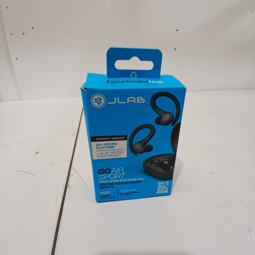 JLAB GO AIR SPORT - WIRELESS WORKOUT EARBUDS FEATURING C3 CLEAR CALLING, SECURE EARHOOK SPORT DESIGN, 32+ HOUR BLUETOOTH PLAYTIME, AND 3 EQ SOUND SETTINGS - BLACK (MODEL:‎ IFCEBGAIRSPRTRBLK124) image 5