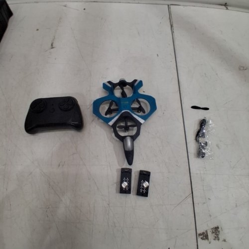 QUADCOPTER FIGHTER STUNT REMOTE CONTROL JET - BLUE/BLACK (MODEL: 4D-V50) image 4
