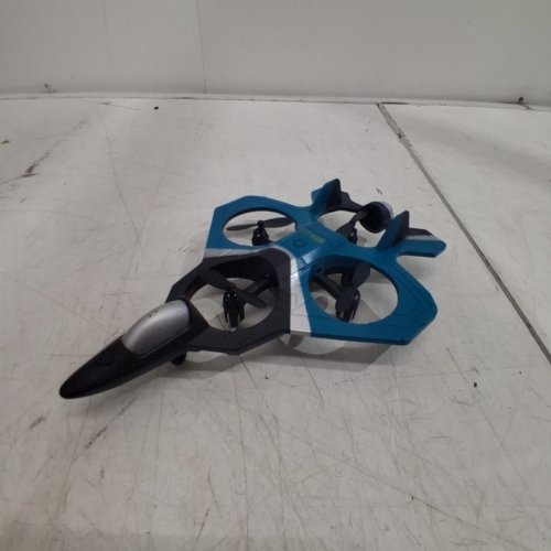 QUADCOPTER FIGHTER STUNT REMOTE CONTROL JET - BLUE/BLACK (MODEL: 4D-V50) image 5