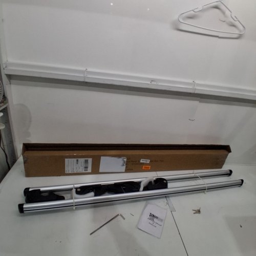 2PK MAXXHAUL ALUMINUM ROOF TOP CROSS BAR - 52" - 150LBS - SILVER/BLACK (MODEL: 50220) image 2