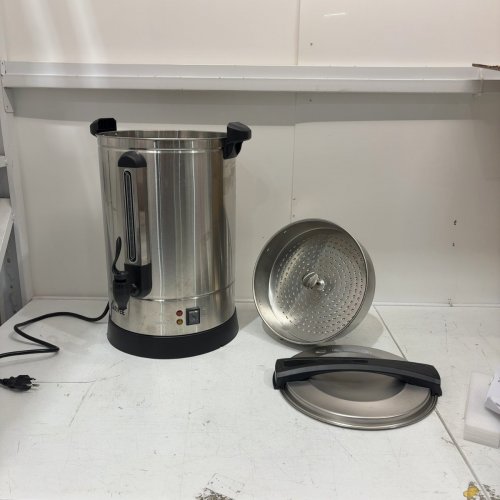 GARVEEHOME COMMERICAL COFFEE MAKER/URN - 100 CUPS 14 L/3.8 GAL - STAINLESS STEEL /BLACK - (MODEL: PHO_0X3NMOGB) image 3