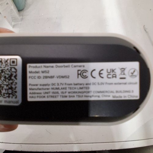 MOTION SENSOR M52 DOORBELL CAMERA - 2.4GHZ WIFI- CREME (MODEL: M52) image 4