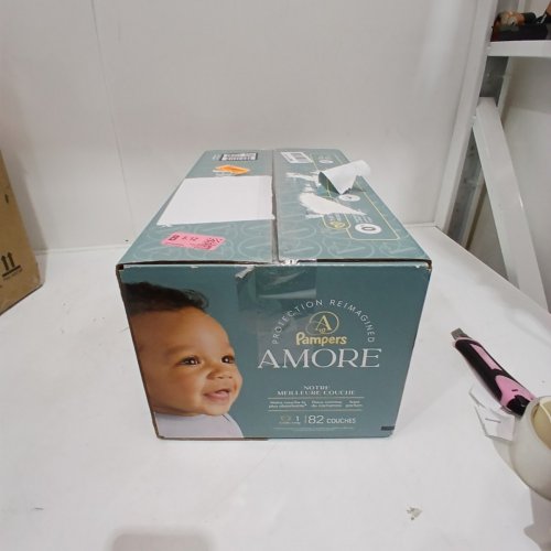 82PK PAMPERS AMORE MOST ABSORBENT AND BEST DIAPER - SIZE 1 - WHITE (UPC: 03077224453) image 3