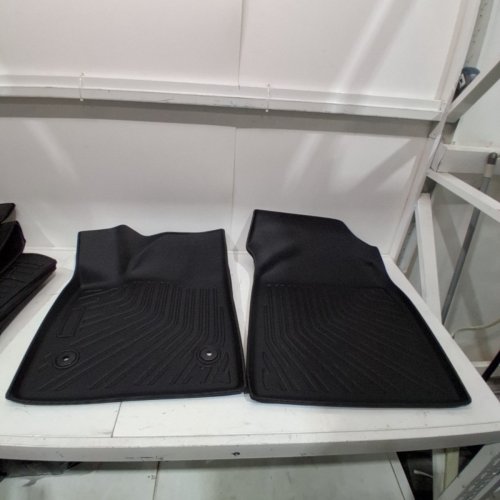 4PC FIILINES FLOOR MATS - FOR CHEVROLET CHEVY EQUINOX EV 2024 2025 2026 (NON FUEL) - BLACK image 3