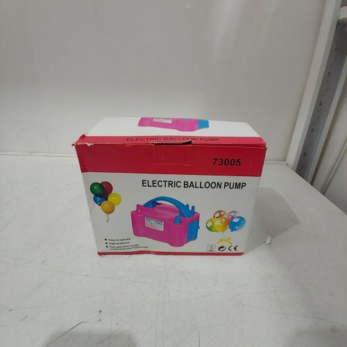 UZER ELECTRIC CORDED BALLOON AIR PUMP WITH BALLONS - PINK/BLUE image 4