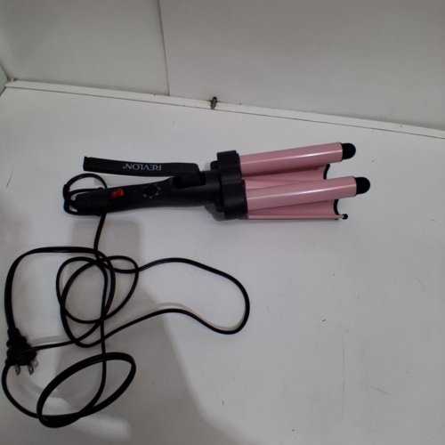 REVLON 3 BARREL JUMBO HAIR WAVER - BLACK/PINK (MODEL: RVIR3056F) image 3