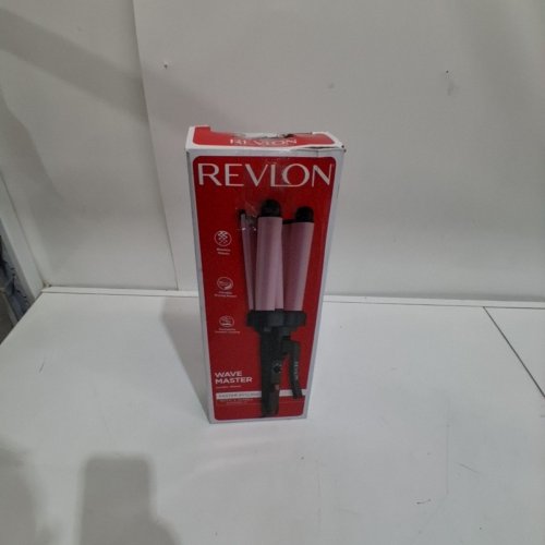 REVLON 3 BARREL JUMBO HAIR WAVER - BLACK/PINK (MODEL: RVIR3056F) image 5