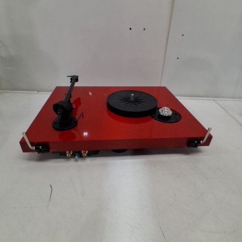 PRO-JECT DEBUT CARBON EVO - AUDIOPHILE TURNTABLE WITH CARBON FIBER TONEARM - ELECTRONIC SPEED SELECTION WITH PRE MOUNTED ORTOFON PHONO CARTRIDGE - RED (MODEL: 096106) image 8