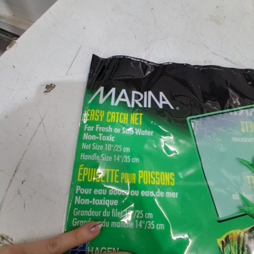 MARINA EASY CATCH FISH NET - 10" NET - 14" HANDLE - BLACK image 2