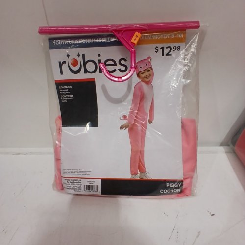 2PC GIRLS RUBIES PIGGY COSTUME - MEDIUM (8-10) - PINK (STYLE: 1000364) image 2