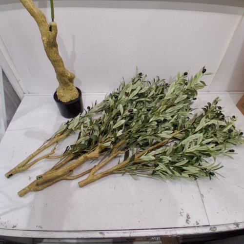 LYERSE ARTIFICIAL DECORATIVE OLIVE TREE - 6FT image 3
