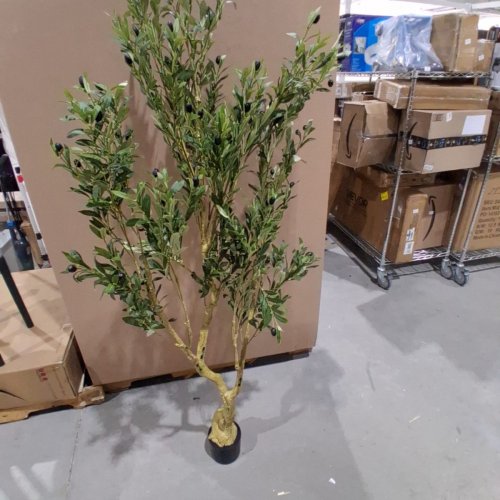 LYERSE ARTIFICIAL DECORATIVE OLIVE TREE - 6FT image 4
