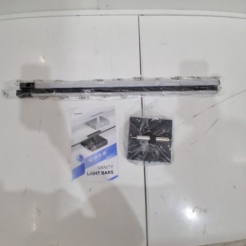 ENSENIOR MODERN BATHROOM DIMMABLE VANITY LED LIGHT - 48" - 28W - BLACK image 2