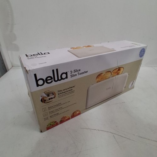BELLA ULTRA SLIM 2 SLICE TOASTER - OATMILK (MODEL: T30184) image 2