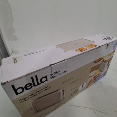 BELLA ULTRA SLIM 2 SLICE TOASTER - OATMILK (MODEL: T30184) image 3