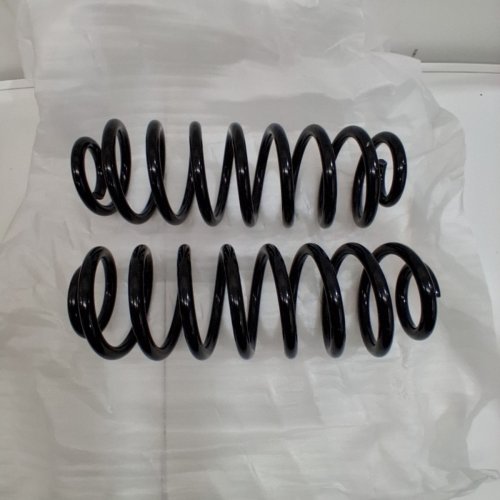 TRQ REAR SUSPENSION COIL SPRING PAIR SET - FOR 1999-2005 VW GOLF, 1999-2006 VW JETTA - BLACK image 3