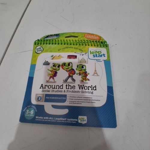 LEAP FROG LEAP START PRE-K LEVEL 2, AROUND THE WORLD SOCIAL STUIDES AND PROBLEM SOLVING ACTIVITY BOOK, ENGLISH VERSION, MULTICOLOUR, (MODEL:‎80-462400) image 2