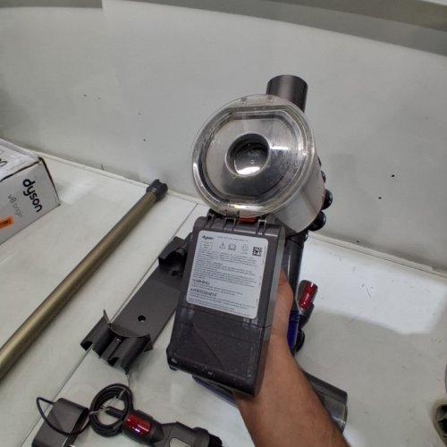 DYSON V8 RECHARGABLE HANDHELD STICK VACCUM - GREY/PURPLE (MODEL: SV25) image 10