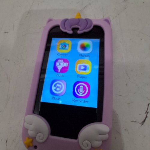 KIDS SMARTPHONE TOUCHSCREEN TOY WITH HD DUAL CAMERA - AGES 3+ - PURPLE (MODEL: PH05) image 2