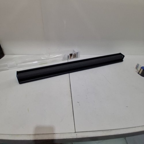 SHADEMOON CORDLESS BLACKOUT PULL DOWN ROLLER SHADES WITH THERMAL INSULATED FABRIC - 36" X 72" - BLACK image 2