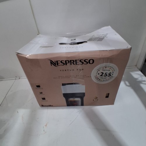 BREVILLE NESPRESSO VERTUO POP BY BREVILLE COFFEE MACHINE - COCONUT WHITE (MODEL: BNV120WHT) image 9