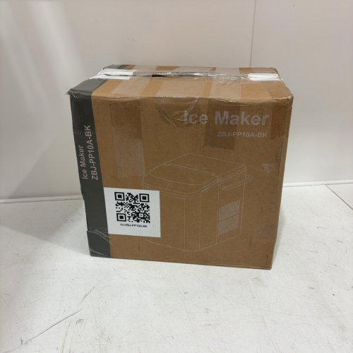 COUNTERTOP ICE MAKER WITH HANDLE AND SCOOP - 26LB - BLACK (MODEL: WBJ-10A) image 5