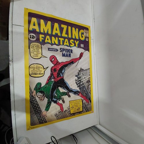 TRENDS INTERNATIONAL MARVEL AMAZING FANTASY SPIDER-MAN COVER POSTER - 24" X 36" - MULTICOLOR image 2