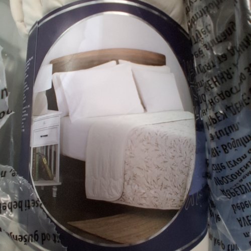 BERKSHIRE HOME COMPANY DOWN ALTERNATIVE FILL COOLING BLANKET - KING - FLORAL TAUPE (MODEL: 1986201) image 5