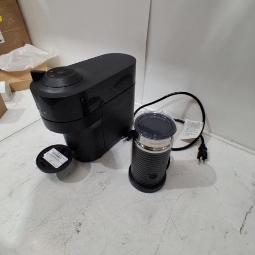NESPRESSO VERTUO POP+ COMPACT COFFEE & ESPRESSO MACHINE WITH MILK FROTHER - LIQUORICE BLACK (MODEL: ENV92BAE) image 5