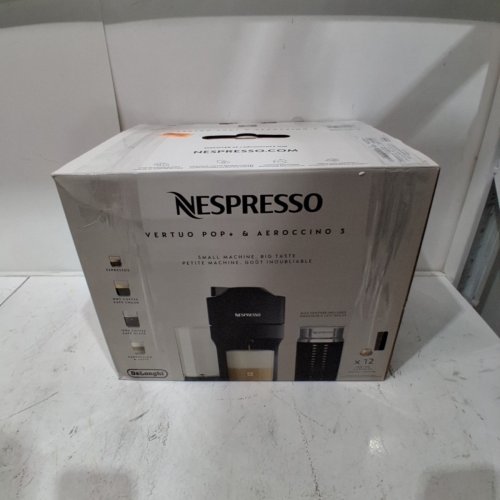 NESPRESSO VERTUO POP+ COMPACT COFFEE & ESPRESSO MACHINE WITH MILK FROTHER - LIQUORICE BLACK (MODEL: ENV92BAE) image 6