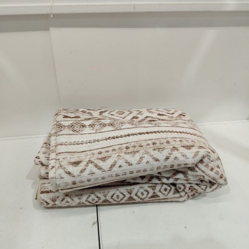 COTILED BOHO MOROCCAN GEOMETRIC WASHABLE AREA RUG - 8FT X 10FT - OFF WHITE/BIEGE/BROWN (MODEL: J24025M) image 3