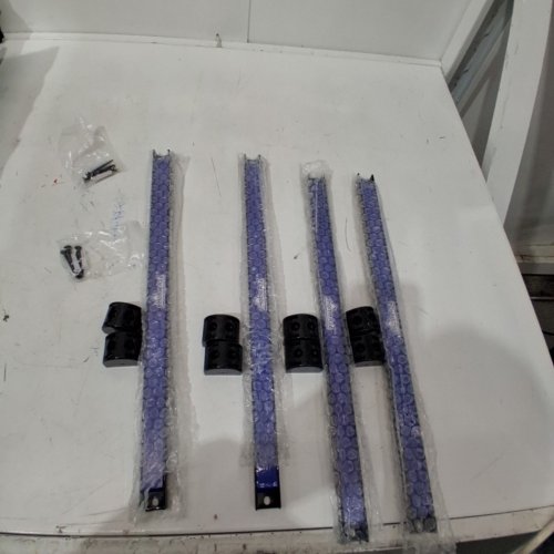4PK EHOMEA2Z MAGNETIC WALL MOUNTED ORGANIZING TOOL HOLDER STRIPS - 18" - BLUE image 2