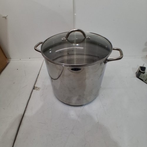 HOMICHEF LARGE STOCK POT WITH LID - 24QT - STAINLESS STEEL - (MODEL:C2113303) image 2