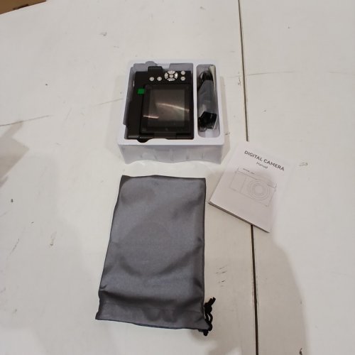 ROQIOO DIGITAL CAMERA WITH ZOOM - 1500 MAH BATTERY - BLACK (MODEL: DC03) image 2