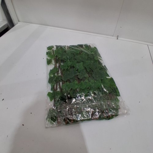 EXPANDABLE FENCE PRIVACY SCREEN ARTIFICIAL IVY - 15" - GREEN image 3