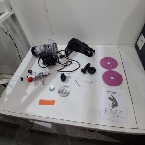 ELECTRIC CHAINSAW CHAIN SHARPENER - 3000RPM - BLACK (MODEL: ZF-ES009) image 3