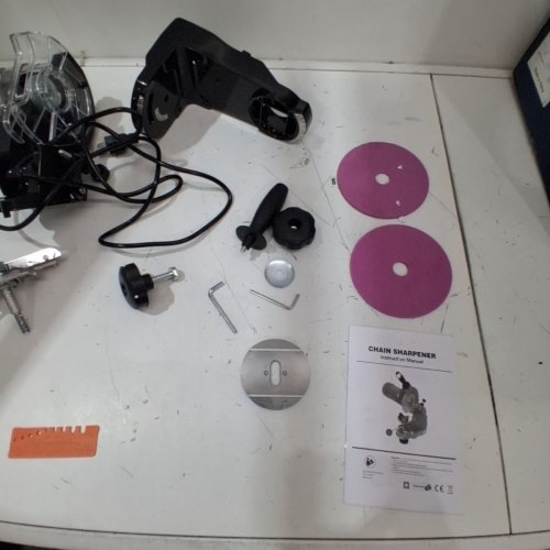 ELECTRIC CHAINSAW CHAIN SHARPENER - 3000RPM - BLACK (MODEL: ZF-ES009) image 4
