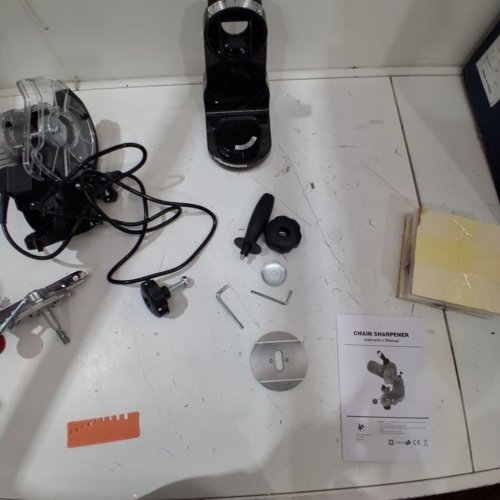 ELECTRIC CHAINSAW CHAIN SHARPENER - 3000RPM - BLACK (MODEL: ZF-ES009) image 5