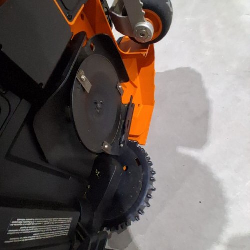 WORX LANDROID ROBOT LAWN MOWER, WIRE FREE SETUP, AI HDR CAMERA- BATTERY & CHARGER INCLUDED - 1/4 ACRE - 20 V - ORANGE AND BLACK (MODEL: WR210) image 7