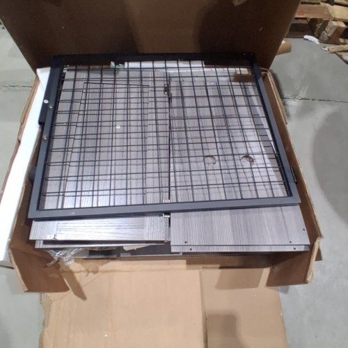 GARVEE CAT LITTER BOX ENCLOSURE DOUBLE LAYER CABINET WITH LADDER - 33.5" X 18" X 42" - WAX WOOD (MODEL: PHO_OZDJ7W5V) image 3