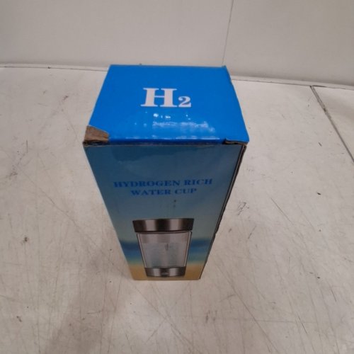 PORTABLE HYDROGEN GENERATOR WATER BOTTLE - 420ML - CLEAR/SILVER image 3