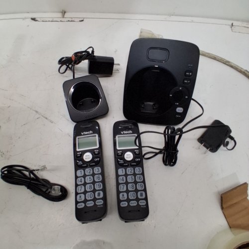 VTECH DECT 6.0 HANDSET CORDLESS HOME PHONE ANSWERING MACHINE - CALLER ID, 14 MINUTES RECORDING TIME, STORES 30 CALLS - BLACK - (MODEL: CS6224-21) image 4