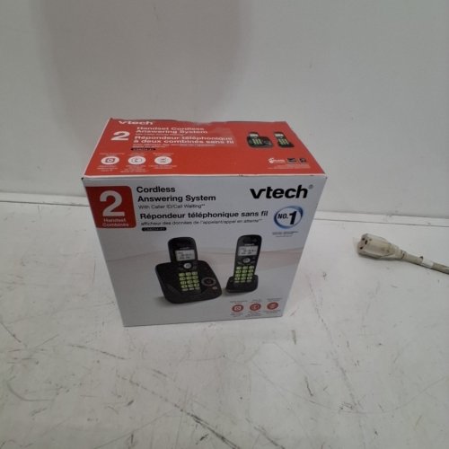 VTECH DECT 6.0 HANDSET CORDLESS HOME PHONE ANSWERING MACHINE - CALLER ID, 14 MINUTES RECORDING TIME, STORES 30 CALLS - BLACK - (MODEL: CS6224-21) image 5