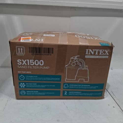 INTEX SX1500 KRYSTAL CLEAR SAND FILTER PUMP FOR ABOVE GROUND POOLS - 1500GPH (MODEL: 26643EG) image 5