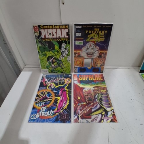 4 ASSTD NOW, IMAGE, AND DC COMIC BOOKS - SUPREME #2, THE COMET #12, GREEN LANTERN MOSAIC #6, THE TWILIGHT ZONE #9 image 2